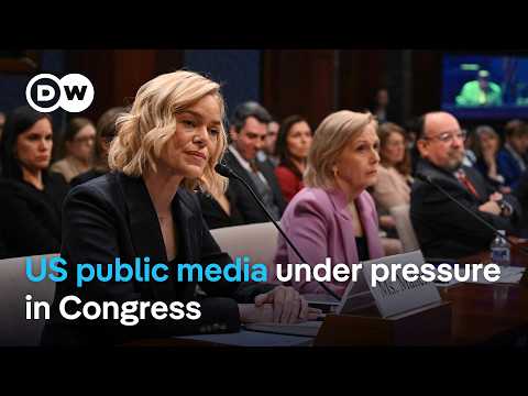 Heads of NPR, PBS face congressional hearing as Republicans accuse US public media of bias | DW News