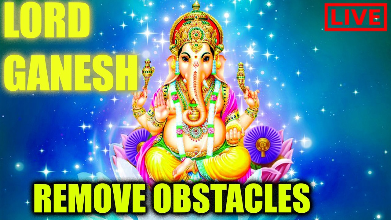 🔴 GANPATI MANTRA LIVE 24/7 | Om Gam Ganapataye Namaha for Success & Wealth