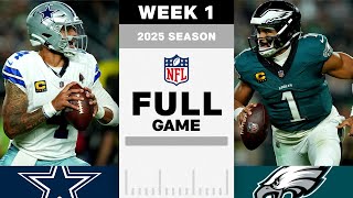 Dallas Cowboys vs. Philadelphia Eagles FULL GAME | NFL 2025 Season Week 1