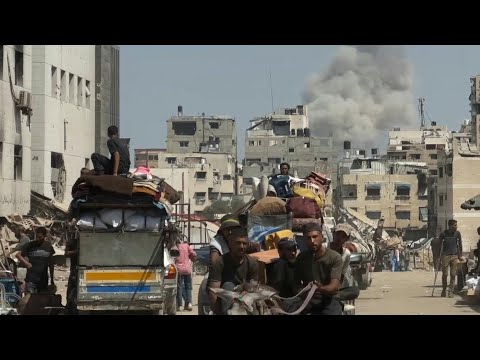 Smoke rises over Gaza City as residents flee amid Israeli offensive | AFP