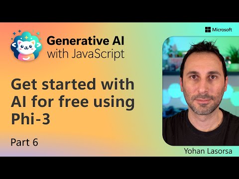 Get started with AI for free using Phi-3 [Pt 6]