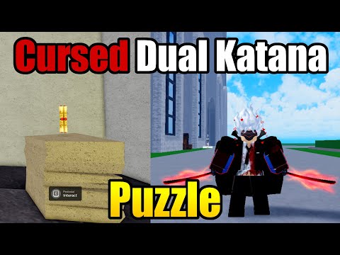 How To Get CURSED DUAL KATANA & Scrolls Puzzle in Blox Fruits!