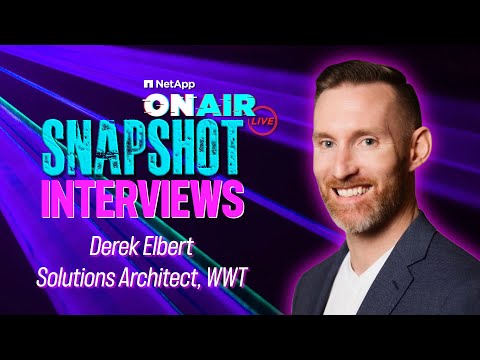 Derek Elbert of WWT @ INSIGHT 2024 | NetApp ONAIR SNAPSHOT