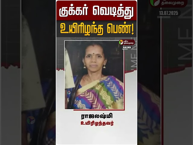 குக்கர் வெடித்து உயிரிழந்த பெண்! | Chennai