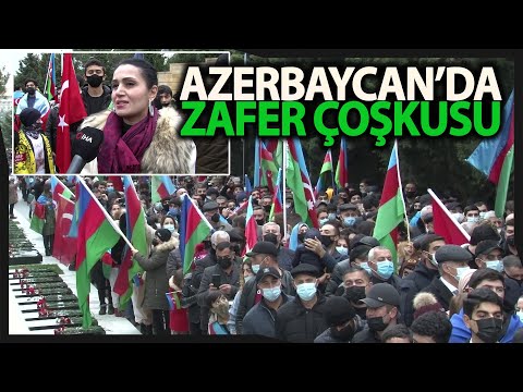 Azerbaycan’da Halk Laçın’ın İşgalden Kurtarılmasını Kutluyor