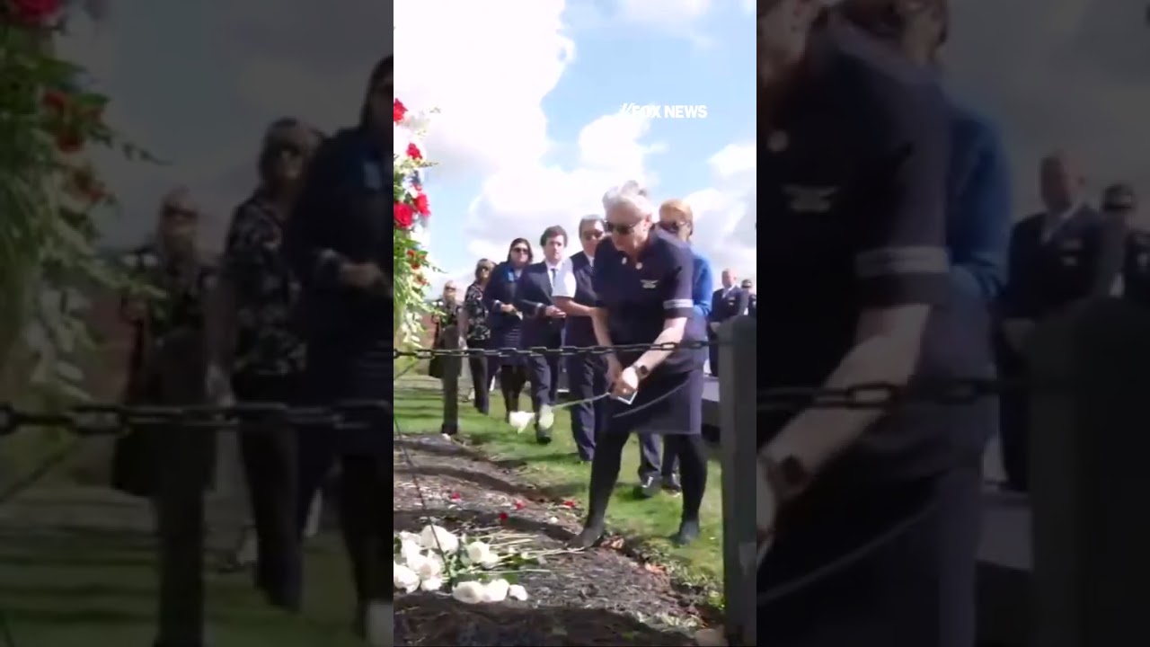 Flight 93 heroes honored with white roses #shorts