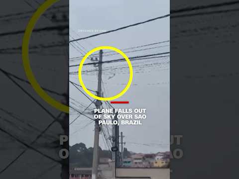 Plane falls out of sky over Sao Paulo, Brazil