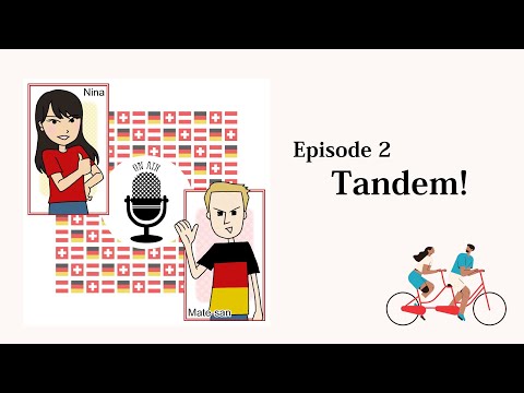 #2【Podcast auf Deutsch】 Thema: Tandem! 【MateさんとNinaのドイツ語でおしゃべり】