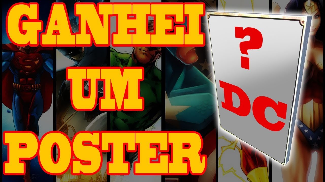 GANHEI UM POSTER DA DC COMICS? - Gameplay do Boy