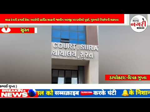 શાહ દંપતી ઠગાઈ કેસ: આરોપી હાર્દિક શાહની જામીન અરજી પર દલીલો પૂર્ણ, ગુરુવારે નિર્ણયની શક્યતા