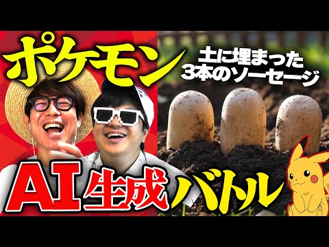 【 神回 】AIに『ポケモンのイラスト』上手く描かせた方が勝ち選手権が楽しすぎたwww 【 ポケットモンスター 】