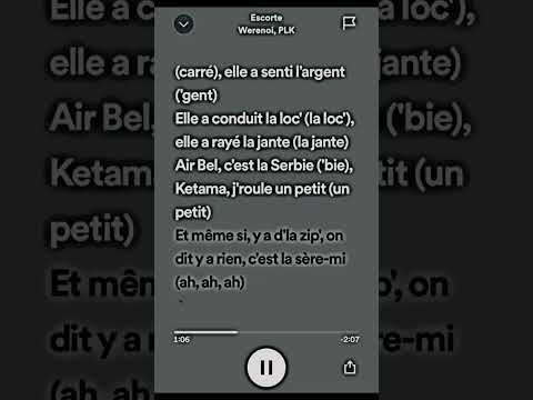 Werenoi,PLK- Escorte