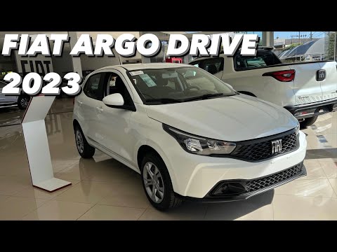 Fiat Argo Drive 1.0 2023 - Versão de entrada do Argo com pacote Drive vale 85 MIL Reais?! (4K)