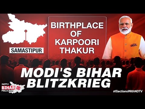 Bihar Election News | PM Modi’s Bihar Blitz: Symbolism, Strategy And Social Messaging
