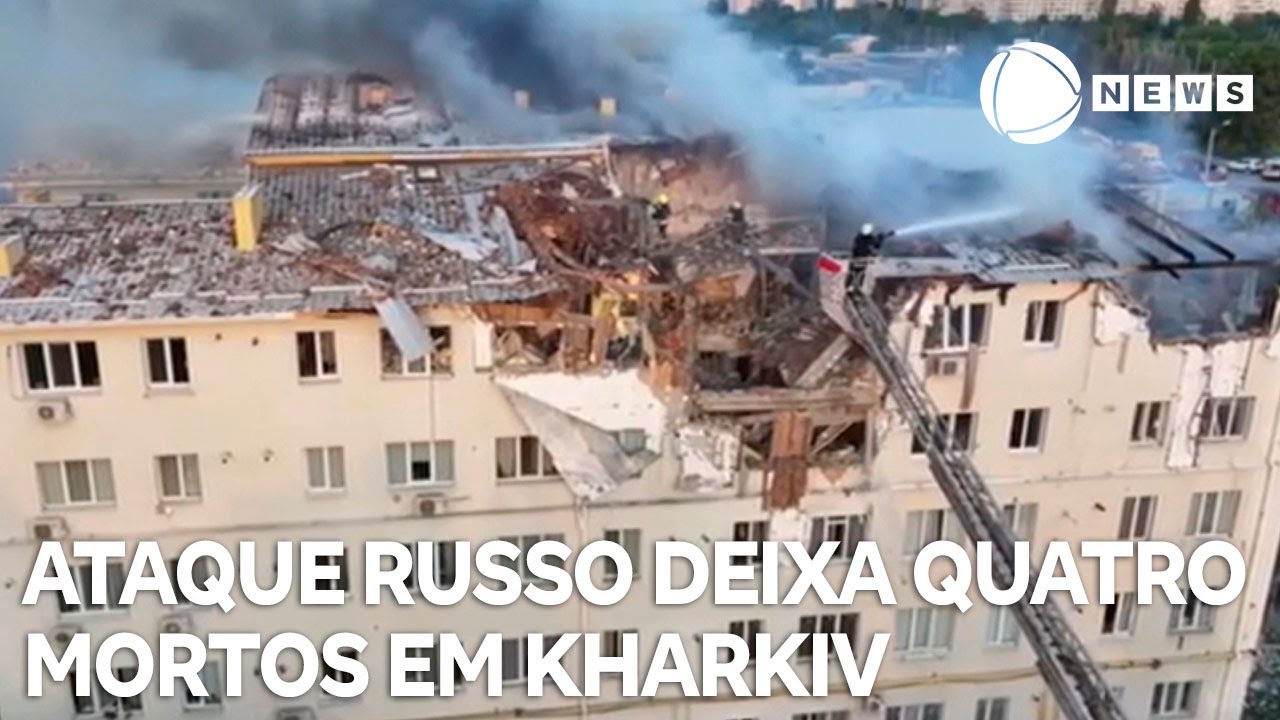 Novo ataque russo mata quatro pessoas em Kharkiv