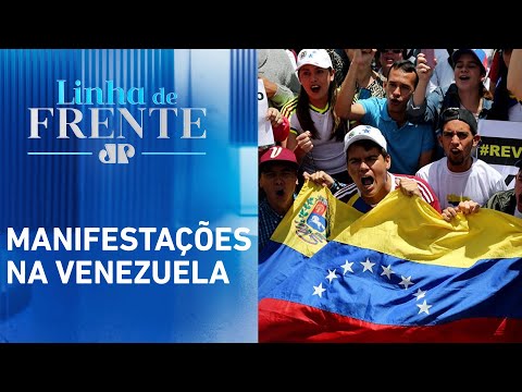 Oposição vai às ruas contra a posse de Nicolás Maduro | LINHA DE FRENTE