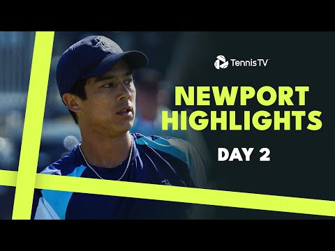 McDonald Faces Hijikata, Paire & More In Action | Newport 2024 Day 2 Highlights