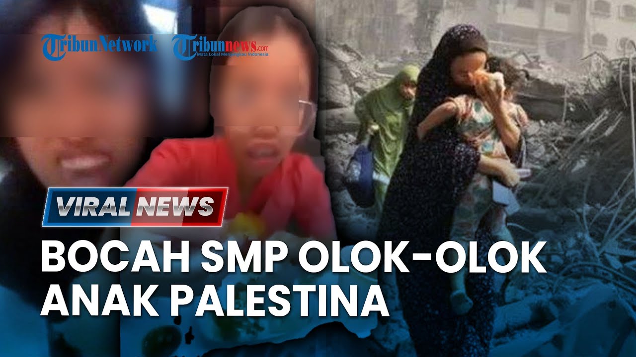 🔴VIRAL NEWS: Bocah SMP Olok-olok Makan Darah Daging Anak Palestina, Sekolah Langsung Ambil Tindakan