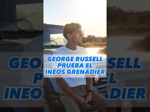 ROAD TO VEGAS: George Russell se sube al INEOS Grenadier antes del GP de Las Vegas #shorts #f1 #4x4