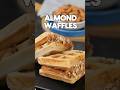 Try out some fluffy Almond Waffles !! #shorts #youtubeshorts #waffles #wafflesrecipe #breakfast