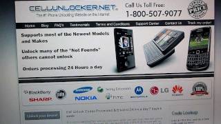 3:51 How to Unlock Samsung SYNC SGH-A707 from At&t by Unlock Code, from Cellunlocker