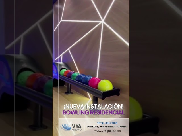 • BOWLING RESIDENCIAL - BOWLING AT HOME •
🔸 Diseñadas especialmente para su espacio, garantizando la mayor diversión, entretenimiento y buenos momentos para toda la familia. 
🔸Una atracción de alta tecnología que brinda toda la diversión de los bolos para Hoteles, Resorts, Condominios y Residencias, ¡SÍ ES POSIBLE!🤩
🔹Opción de Red Bowling Residencial
🔹Pistas personalizadas y adaptadas a su espacio
🔹Grandes beneficios y solución en espacios reducidos
🔹Diseño sofisticado, moderno y audaz
🔹Impactante sistema de iluminación y sonido
🔹Crea un ambiente lujoso y agrega valor a la propiedad
Cuéntanos tu idea y nosotros nos encargaremos de ofrecerte el mejor resultado. ¡Contacta con nosotros!
————————————
Grupo VYA. Solución total en Bowling, Diversión y Entretenimiento. 
Fábrica - Venta - Instalaciones - Alquiler y Explotaciones de equipos - Proyectos a Medida - Servicio Técnico.
🔸 www.vyagroup.com 
📞 + 34 952 056 136
