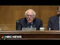 Sanders calls for four-day workweek at Senate hearing