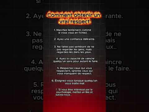 6 Astuces Psychologiques Pour Obtenir le Respect de Tous