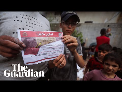 'We don't know where to go': Palestinians flee Rafah after Israeli evacuation order
