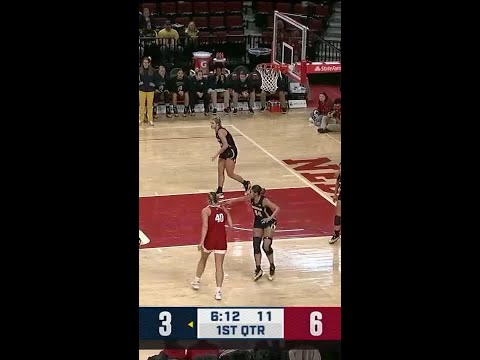 Jaz Shelley Hits the Deep Triple vs. Michigan | Nebraska Women's ...