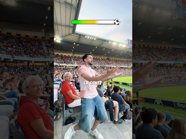 Hasta que no marque España no puedo sentarme 😱⚽️ #footballfans #seleccionespañola #retosdefutbol