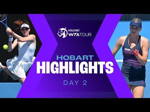 Day 2 in Holbart featuring Joint, Anisimova, Mertens and Kenin | WTA Match Highlights