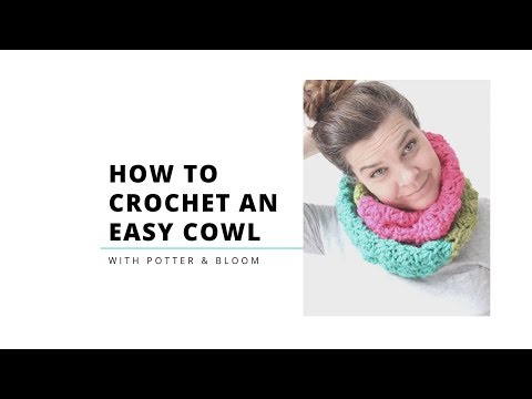 HOW TO CROCHET | A QUICK AND EASY COWL | BEGINNER FRIENDLY