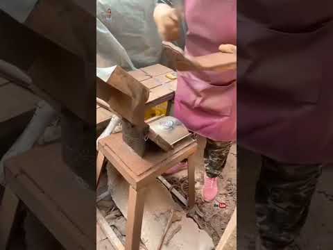 This Tile Maker Controls Clay Like Water #shorts #art #handmade #viralvideo