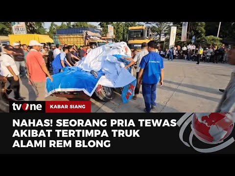 Truk Kontainer Timpa Mobil, Satu Orang Tewas