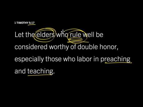 Philippians 1:1 // Who Does God Want to Govern His Church?