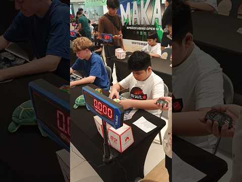 2nd 3x3x3, First Round with Ave 11.41s 🎉