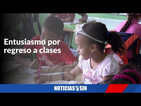 Padres felices por el regreso a clases presenciales