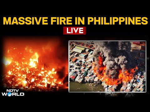 Philippines Fire News | Manila Fire News | Manila News LIVE | Fire Displaces 1,100 Families