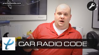 How To Fix Car Radio Code - Car Radio Repair - Anti-Theft System - YouTube