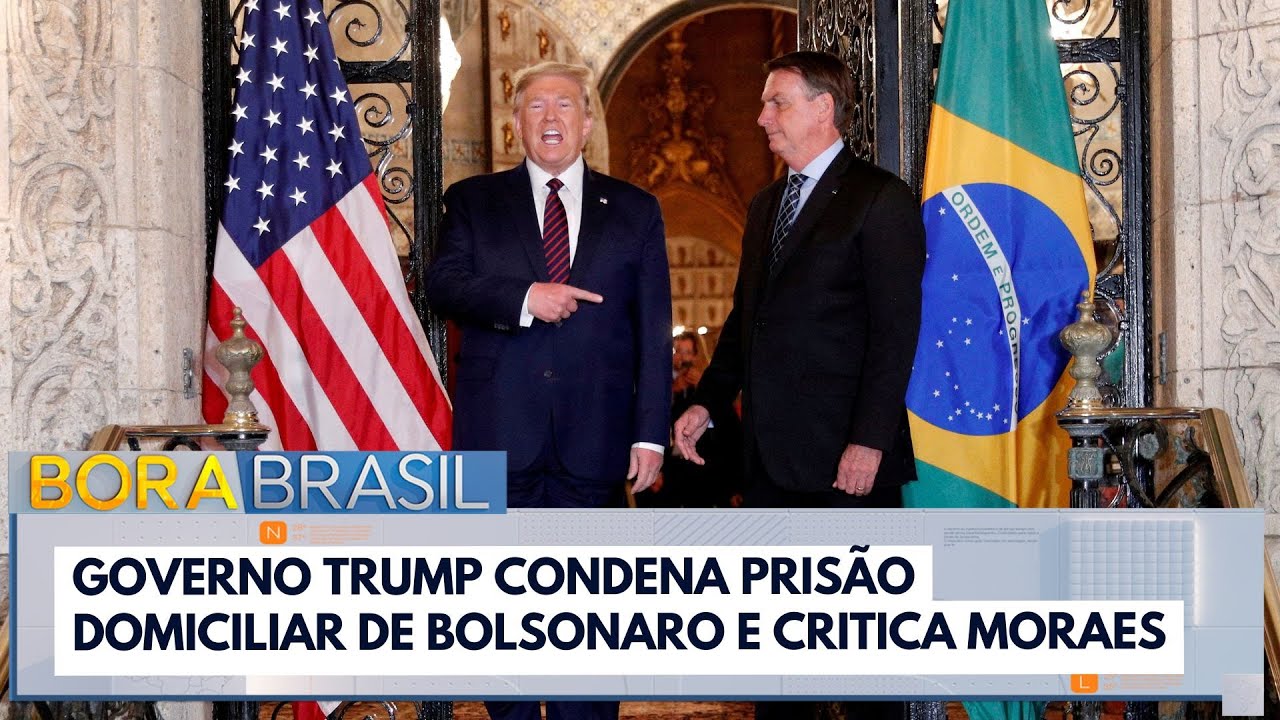 Governo Trump condena prisão domiciliar de Bolsonaro e critica Moraes