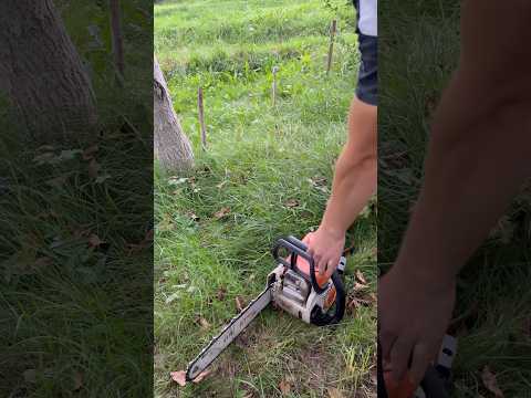 Як запускається STIHL - MS 180 на холодну