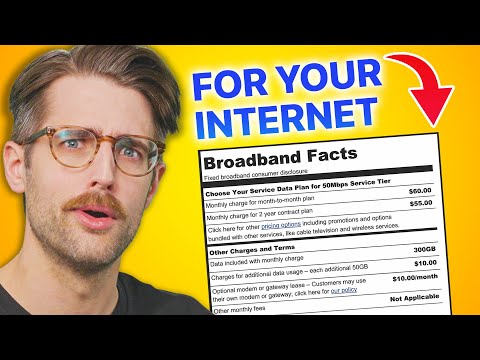 Nutrition Facts…for your Internet Connection?