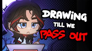 Drawing till we pass out... 😱 (work stream)