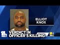 Verdict reached in officers murder trial