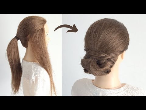 [ヘアアレンジ]三つ編みで作るロングヘアのまとめ髪 ll Braid Updo Hairstyle for Long Hair