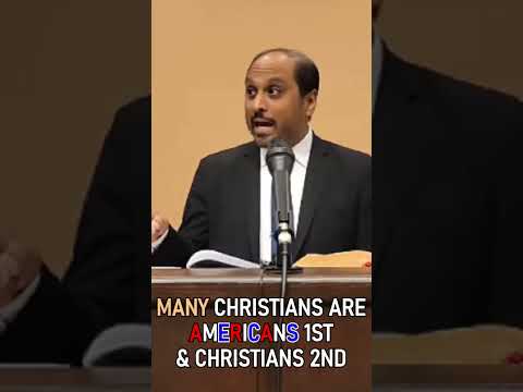 REVEREND ROMESH PRAKASHPALAN SERMON #shorts - MANY CHRISTIANS ARE AMERICANS 1ST & CHRISTIANS 2ND