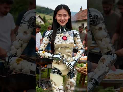 Mujdei Sauce Dispenser Robot, in Service #futuristic #robot #technology #humanoid #AI