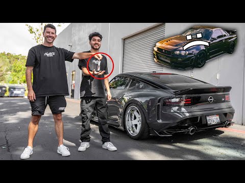 Tj Hunt Surprises the 400Z Giveaway Winner with the R34 Skyline
