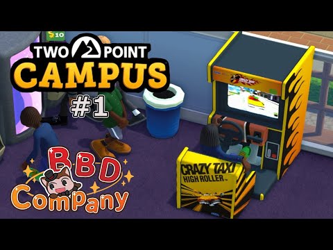 #1【ゆっくり実況】何でもアリの学校にはクレタクもある 【Two Point Campus】